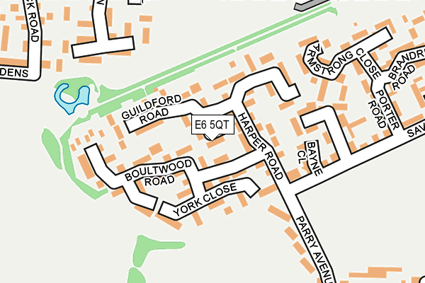 E6 5QT map - OS OpenMap – Local (Ordnance Survey)