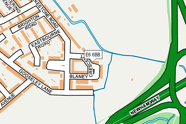 E6 6BB map - OS OpenMap – Local (Ordnance Survey)