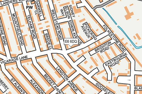 E6 6DQ map - OS OpenMap – Local (Ordnance Survey)