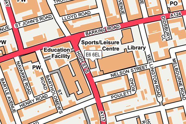 E6 6EL map - OS OpenMap – Local (Ordnance Survey)