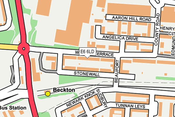 E6 6LD map - OS OpenMap – Local (Ordnance Survey)