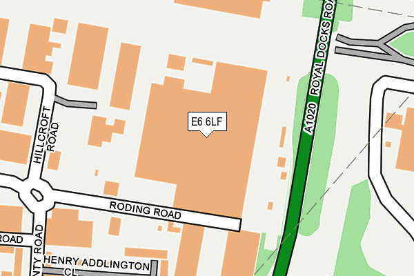 E6 6LF map - OS OpenMap – Local (Ordnance Survey)