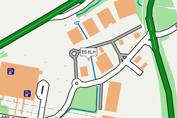 E6 6LH map - OS OpenMap – Local (Ordnance Survey)