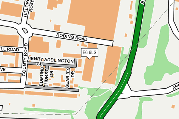 E6 6LS map - OS OpenMap – Local (Ordnance Survey)