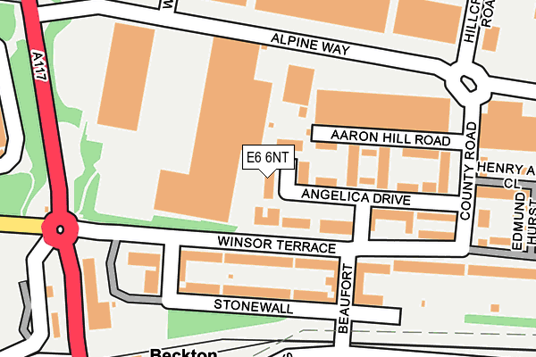 E6 6NT map - OS OpenMap – Local (Ordnance Survey)