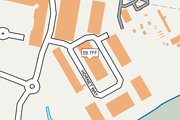 E6 7FF map - OS OpenMap – Local (Ordnance Survey)