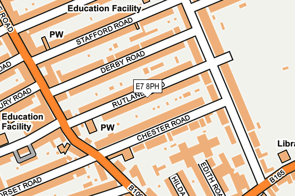 E7 8PH map - OS OpenMap – Local (Ordnance Survey)