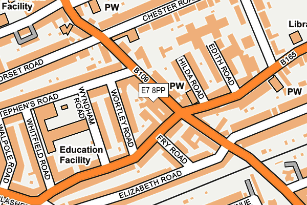E7 8PP map - OS OpenMap – Local (Ordnance Survey)