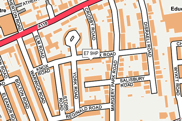 E7 9HP map - OS OpenMap – Local (Ordnance Survey)