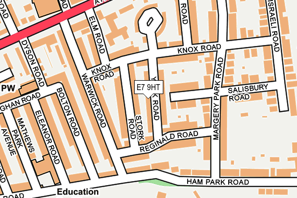 E7 9HT map - OS OpenMap – Local (Ordnance Survey)