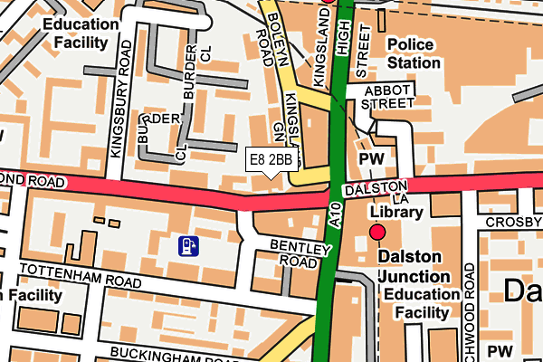 E8 2BB map - OS OpenMap – Local (Ordnance Survey)
