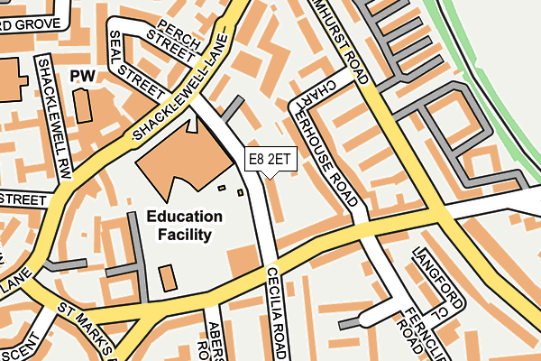 E8 2ET map - OS OpenMap – Local (Ordnance Survey)