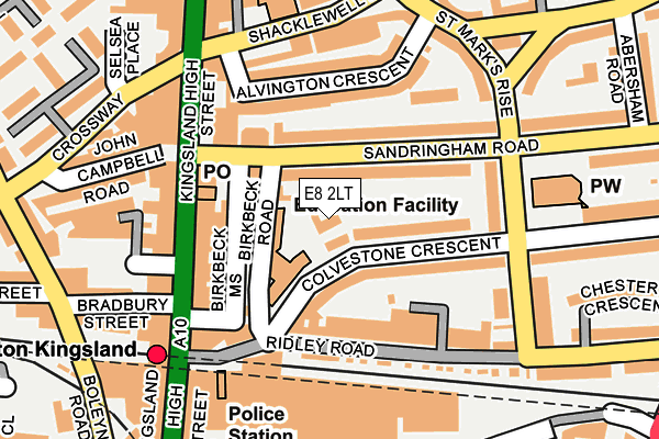 E8 2LT map - OS OpenMap – Local (Ordnance Survey)