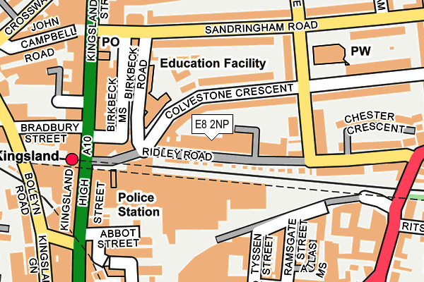 E8 2NP map - OS OpenMap – Local (Ordnance Survey)