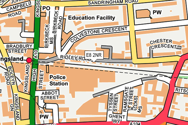 E8 2NR map - OS OpenMap – Local (Ordnance Survey)