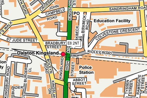 E8 2NT map - OS OpenMap – Local (Ordnance Survey)