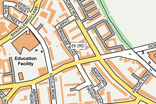 E8 2RD map - OS OpenMap – Local (Ordnance Survey)