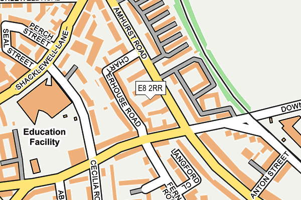 E8 2RR map - OS OpenMap – Local (Ordnance Survey)