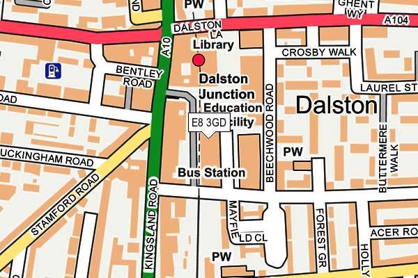 E8 3GD map - OS OpenMap – Local (Ordnance Survey)