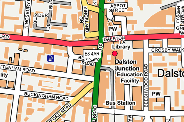 E8 4AR map - OS OpenMap – Local (Ordnance Survey)