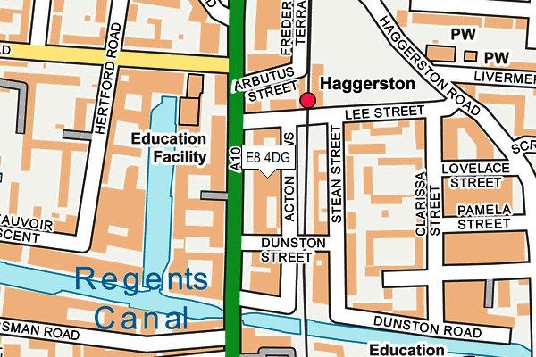 E8 4DG map - OS OpenMap – Local (Ordnance Survey)