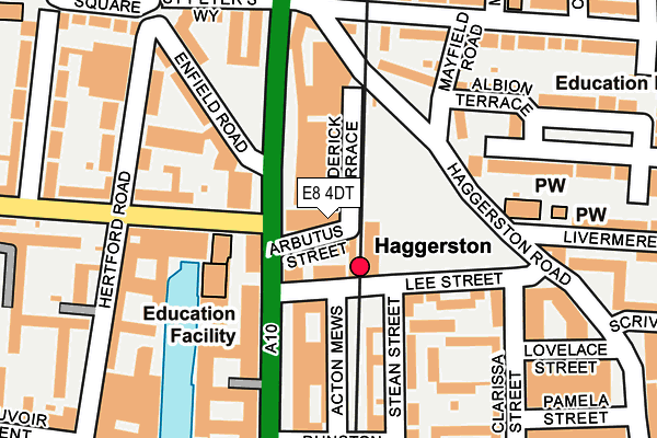 E8 4DT map - OS OpenMap – Local (Ordnance Survey)