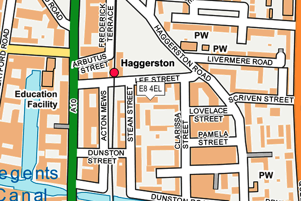 E8 4EL map - OS OpenMap – Local (Ordnance Survey)