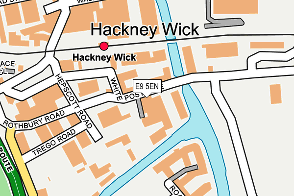 E9 5EN map - OS OpenMap – Local (Ordnance Survey)