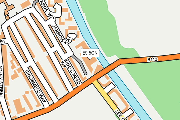 E9 5GN map - OS OpenMap – Local (Ordnance Survey)