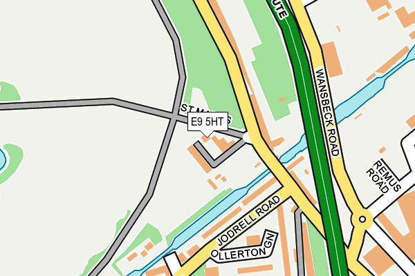E9 5HT map - OS OpenMap – Local (Ordnance Survey)