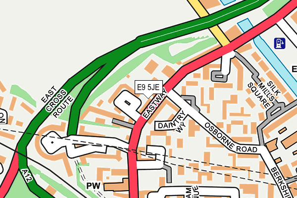 E9 5JE map - OS OpenMap – Local (Ordnance Survey)