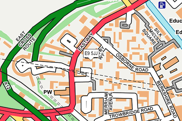 E9 5JJ map - OS OpenMap – Local (Ordnance Survey)