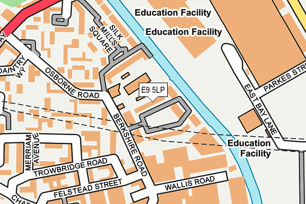 E9 5LP map - OS OpenMap – Local (Ordnance Survey)