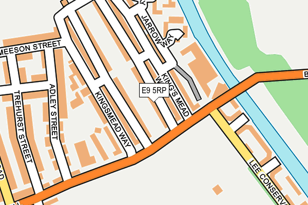 E9 5RP map - OS OpenMap – Local (Ordnance Survey)
