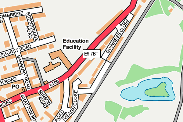 E9 7BT map - OS OpenMap – Local (Ordnance Survey)