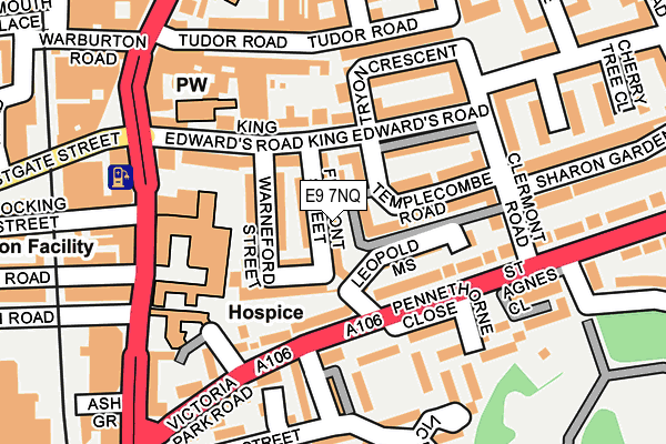 E9 7NQ map - OS OpenMap – Local (Ordnance Survey)