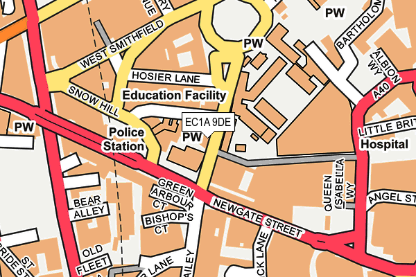 Map of THE OXFORD GROUP CONSULTING AND TRAINING LIMITED at local scale