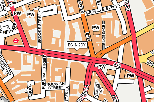 EC1N 2DY map - OS OpenMap – Local (Ordnance Survey)