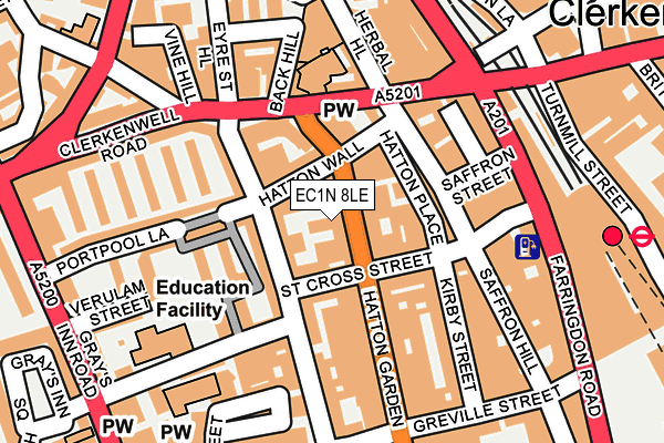 Map of YOKO LONDON LIMITED at local scale