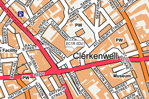 Map of DEPTFORD PARK LIMITED at local scale