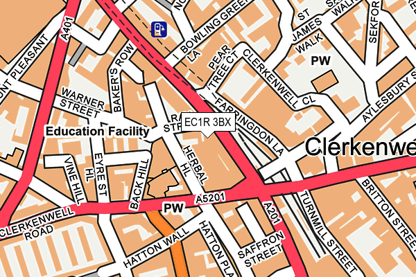 Map of CLEAR BUSINESS FINANCE LIMITED at local scale