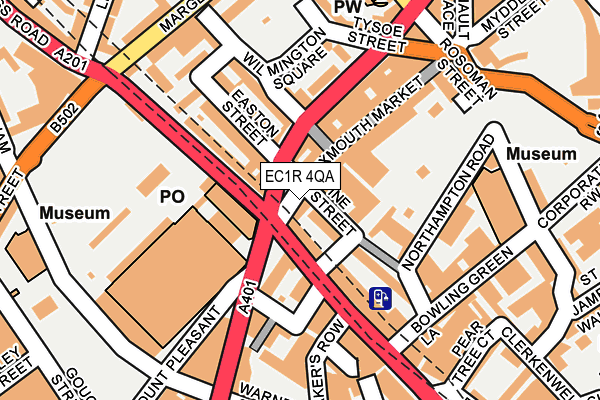 EC1R 4QA map - OS OpenMap – Local (Ordnance Survey)