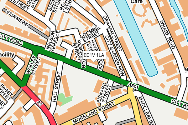EC1V 1LA map - OS OpenMap – Local (Ordnance Survey)