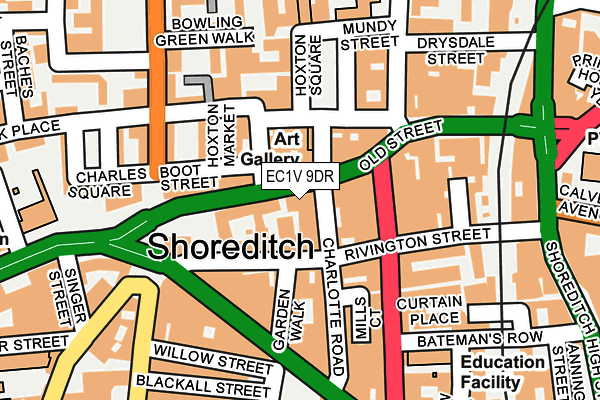 Map of SHAFTESBURY TAVERN LIMITED at local scale