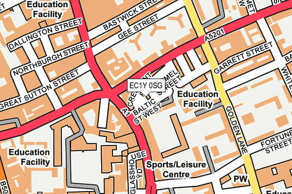 EC1Y 0SG map - OS OpenMap – Local (Ordnance Survey)