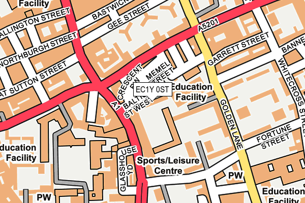 EC1Y 0ST map - OS OpenMap – Local (Ordnance Survey)