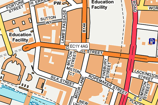 Map of HAWTHORN LEISURE TOPCO LIMITED at local scale