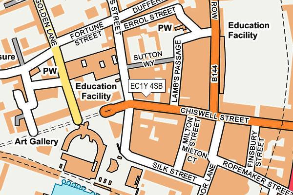 EC1Y 4SB map - OS OpenMap – Local (Ordnance Survey)