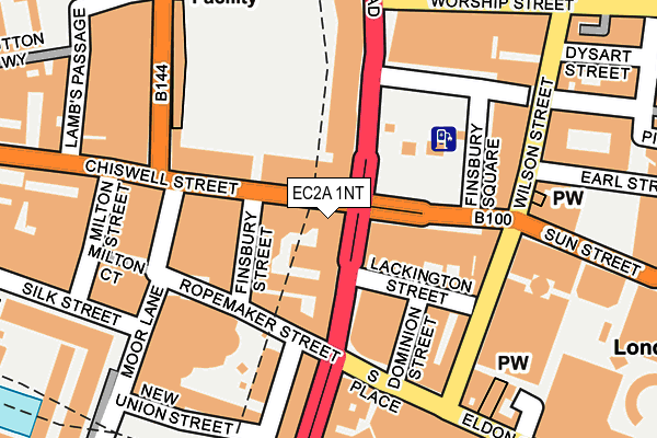 Map of MONSPIRE LIMITED at local scale