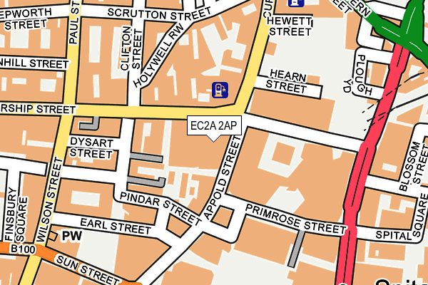 Map of MILLNGATE GOSPORT ESTATES LIMITED at local scale